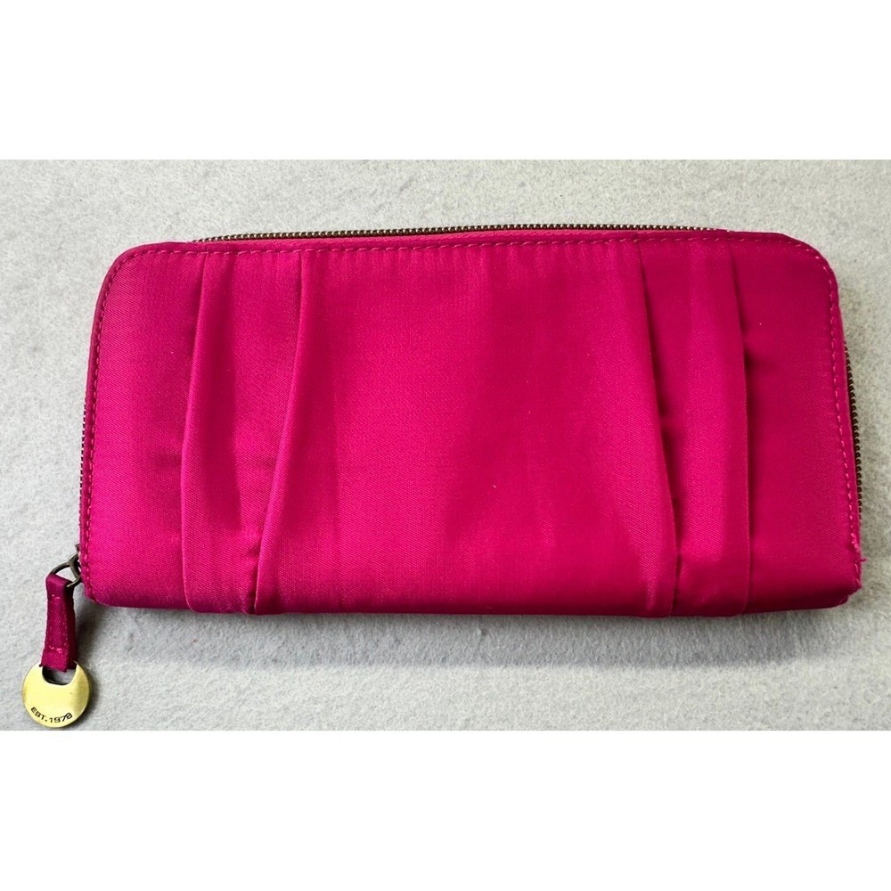 Travelon RFID Pink Zip Around Wallet-Multiple Card Slots